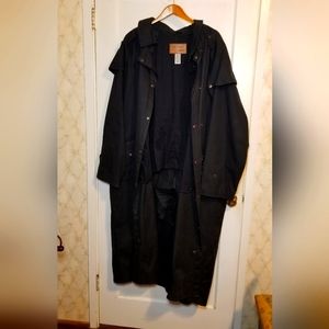 Genuine Outback Trading Black Duster Jacket, XXXL, preowned, great shape